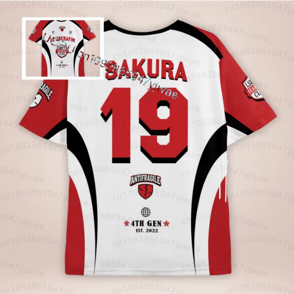 Tee Graphic Print - Maglietta Estiva 2026 Kpop Fashion Jersey