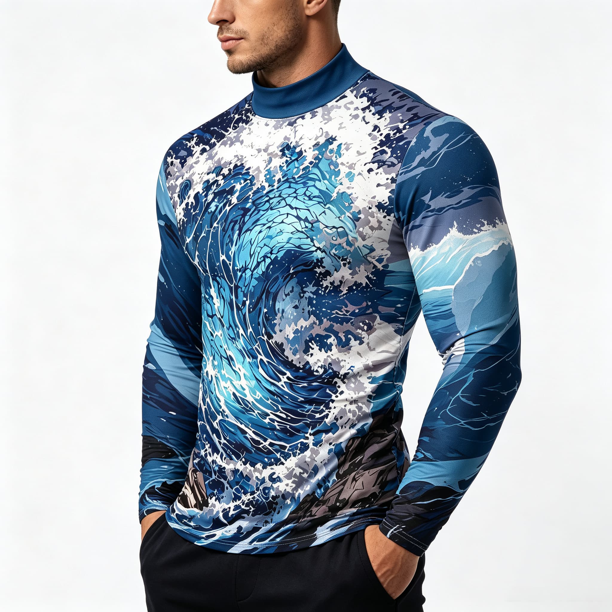 Tee Graphic Print - Maglietta Vintage da Uomo con Stampa