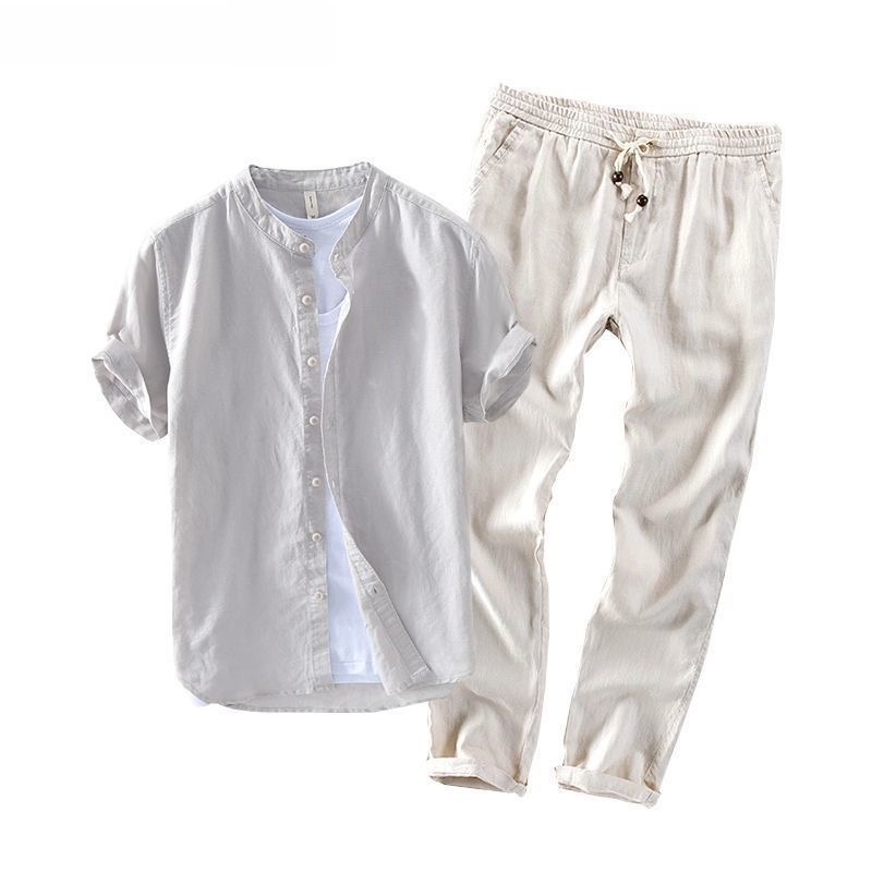 Set di camicia e t-shirt casua - Linen Shirt Breathable recensione e prezzo