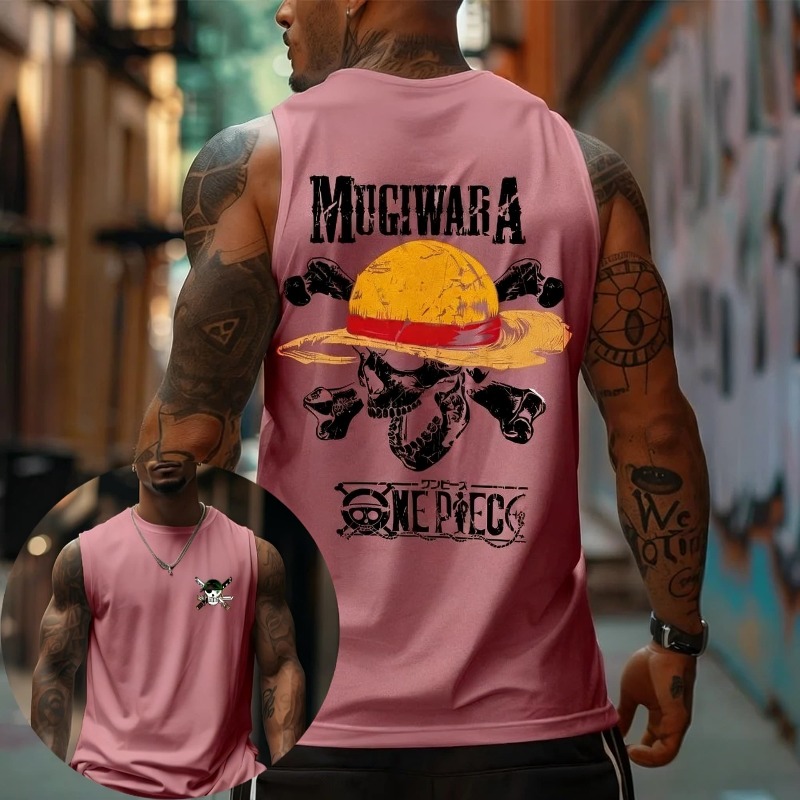 Canotta One Piece Mugiwara Cap - Tank Top Muscle recensione e prezzo