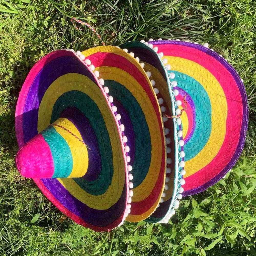 Cappello da festa messicano a  - Bucket Hat Straw recensione e prezzo
