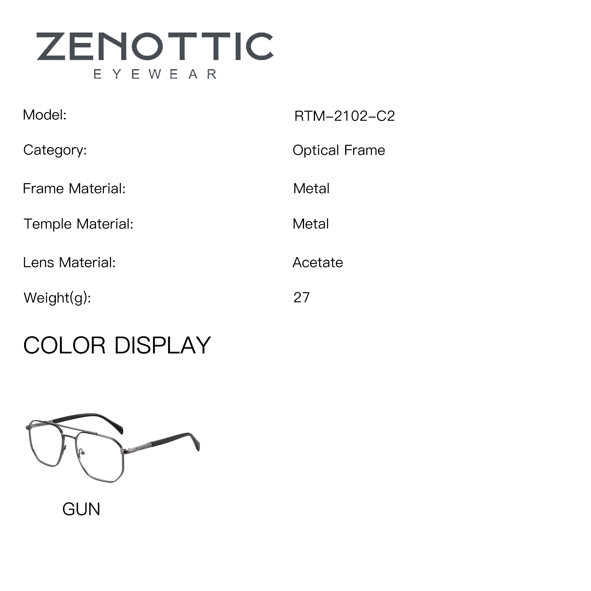 Occhiali da sole da uomo ZENOT - Sunglasses Aviator Polarized recensione e prezzo