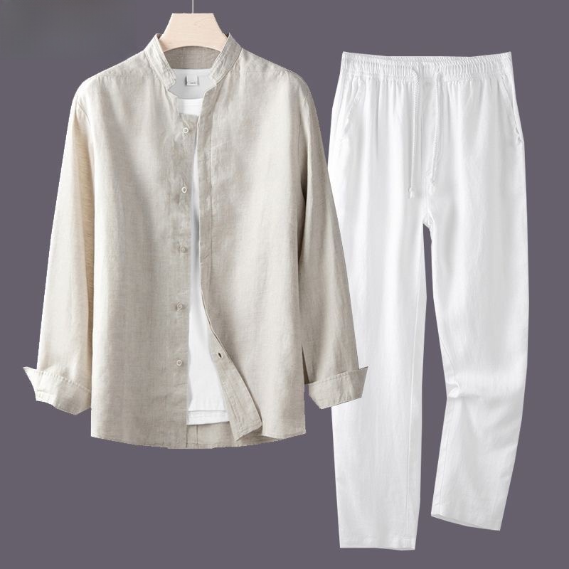 Camicia da uomo a maniche lung - Linen Shirt Breathable recensione e prezzo
