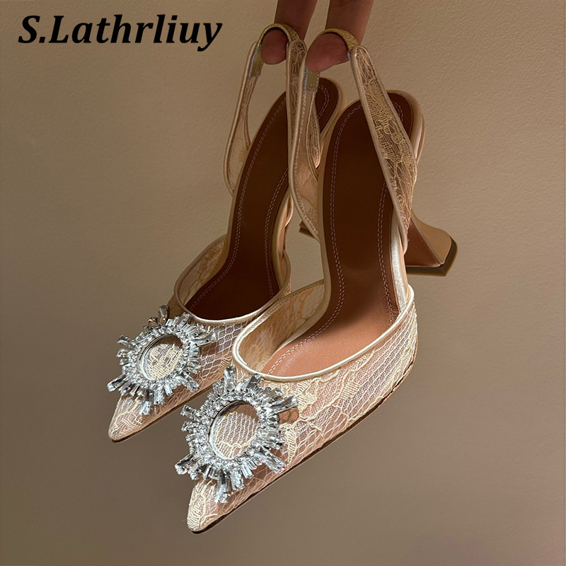 Sandali con strass fiore punta - Casual Sandal Leather recensione e prezzo